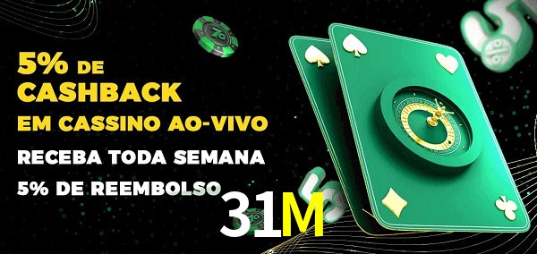Promoções do cassino ao Vivo 31M